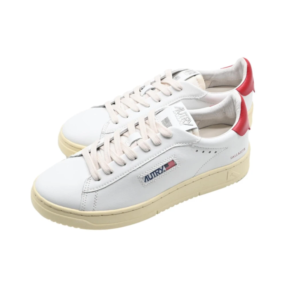 Autry Dallas Lage Leren Sneakers White Heren