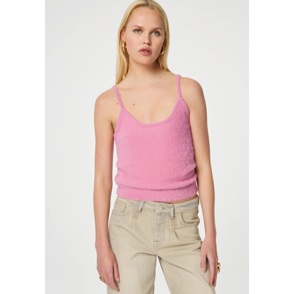 Fabienne Chapot Roze Ronde Hals Dames Top Pink Dames
