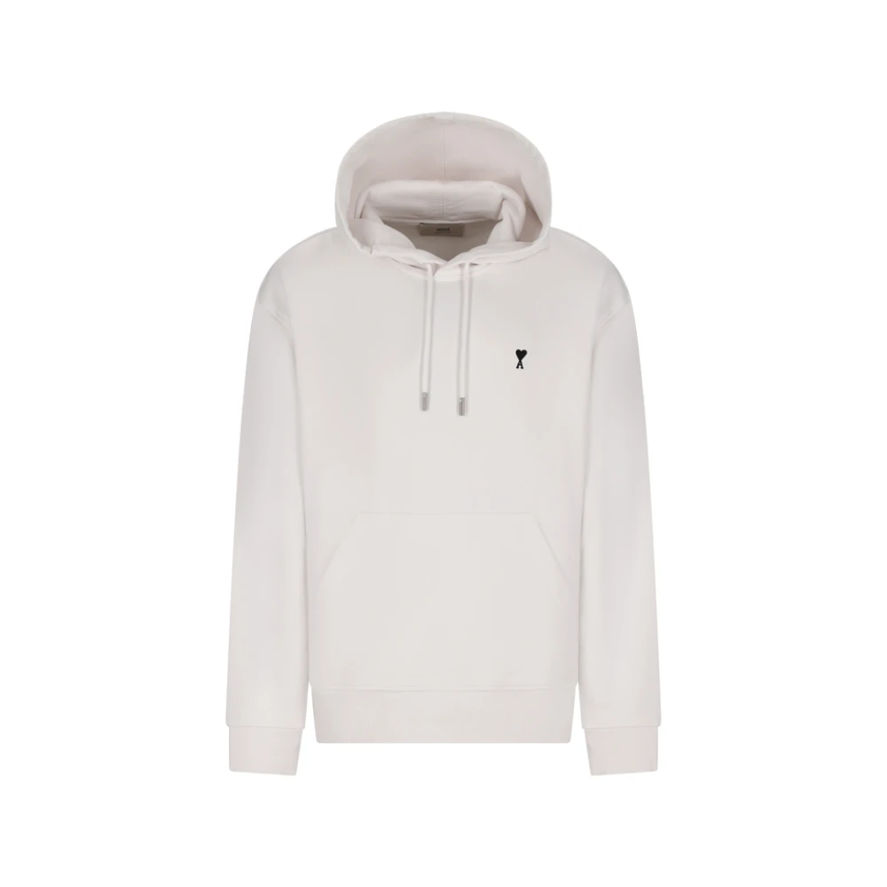 Ami Paris Herr Vit Sweatshirts & Hoodies Xl, Molleton Taktisk Jacka