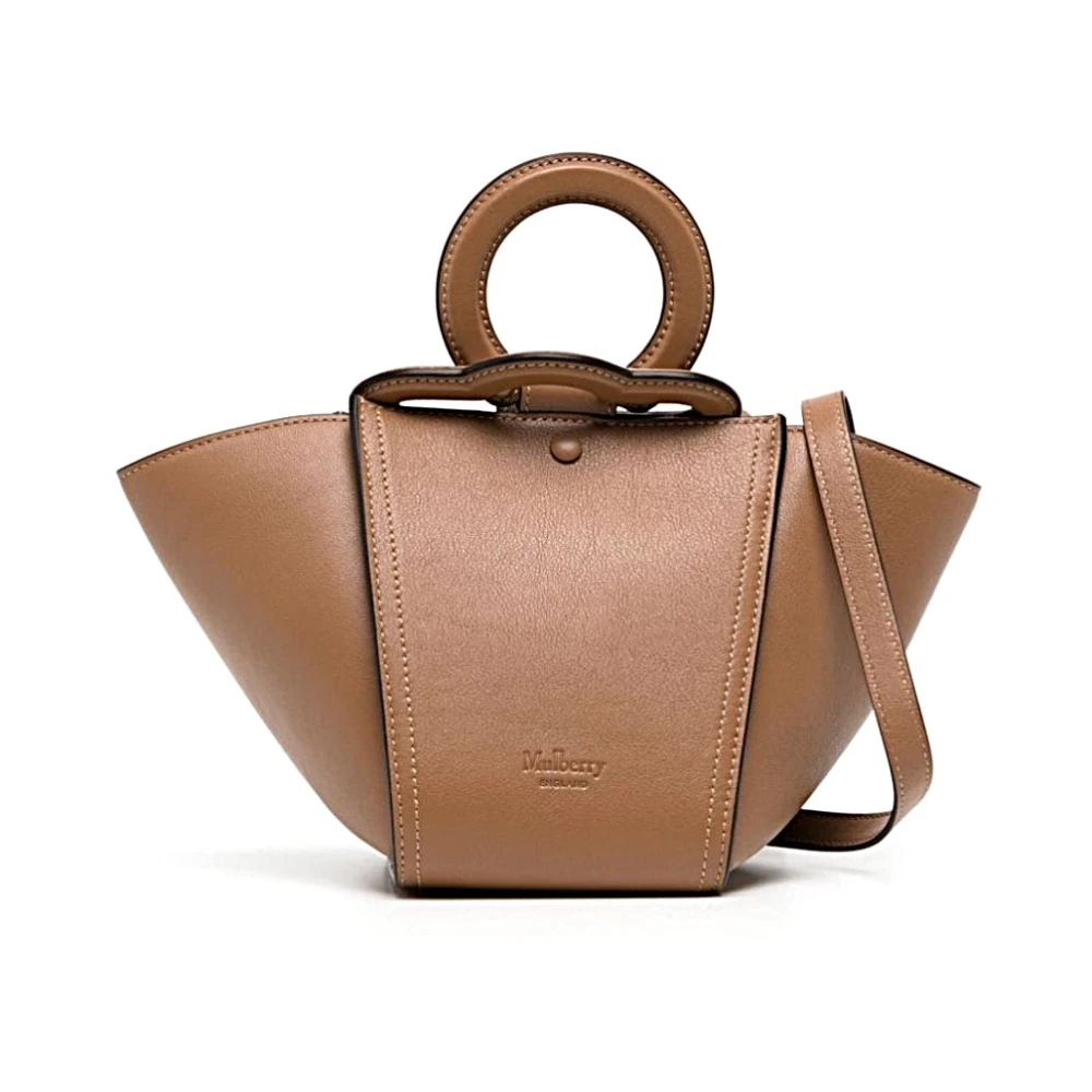 Mulberry Stijlvolle Leren Tas voor Dagelijks Gebruik Brown Dames