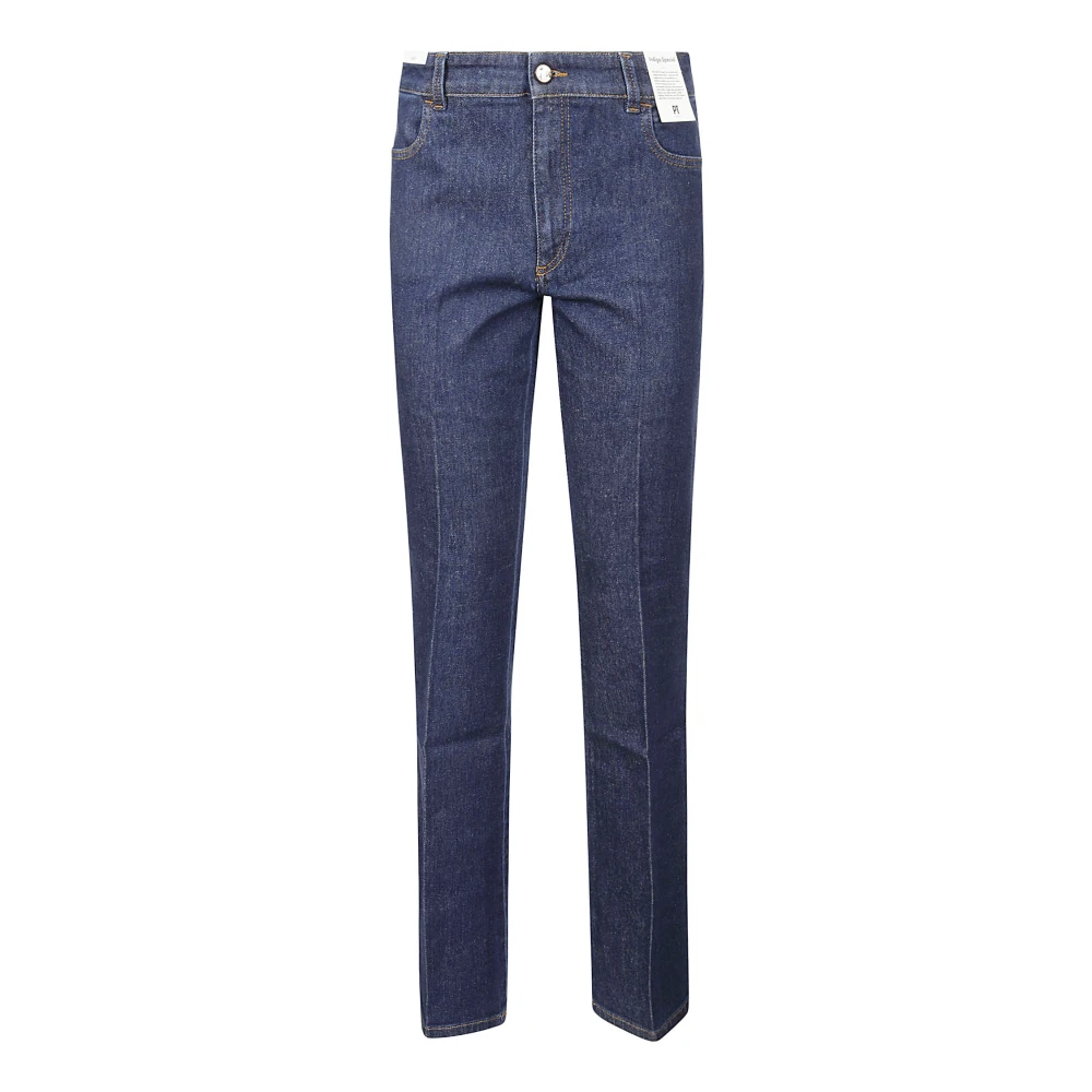 PT Torino Blauwe Katoenen Denim Jeans met Vijf Zakken Blue Dames
