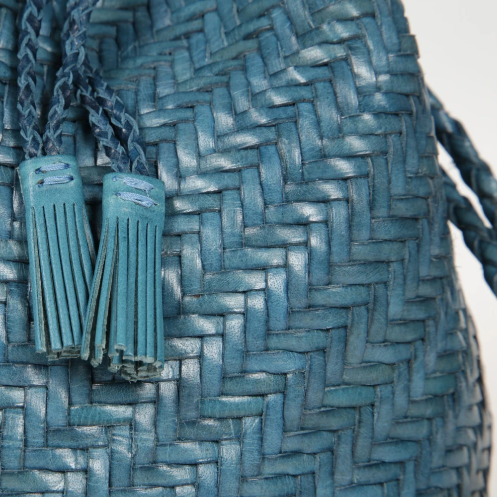 Dragon Diffusion Stijlvolle Leren Tas voor Dagelijks Gebruik Blue Dames