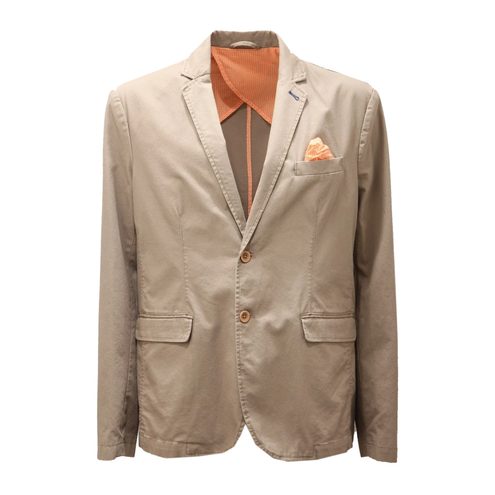 Gaudi Men's Beige Blazers, Xs, Cotton Jacket 811Bu35024 Model