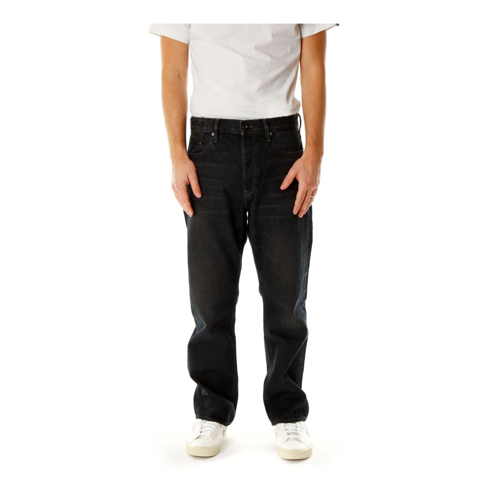 G-Star Straight Fit Jeans met middelhoge taille Blue Heren