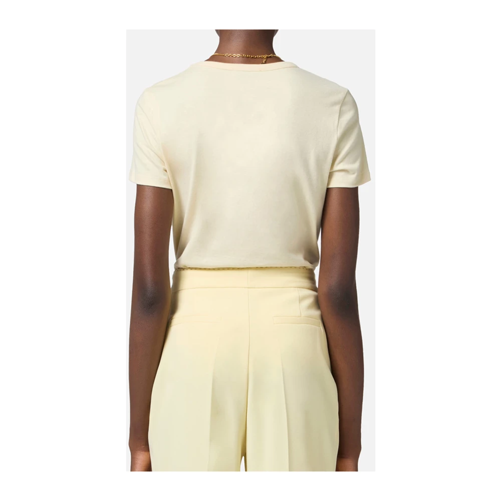 Elisabetta Franchi Stijlvolle T-shirts en Polos Beige Dames