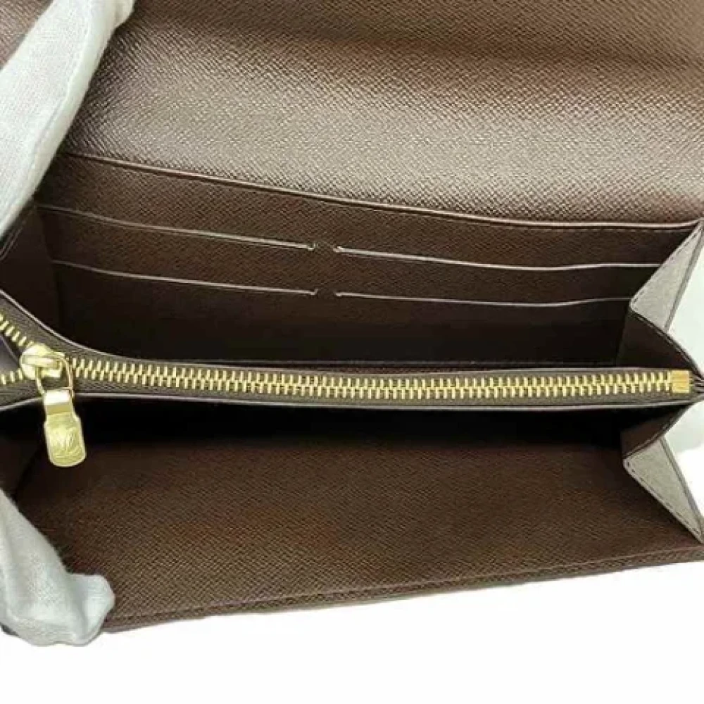 Louis Vuitton Vintage Pre-owned Canvas wallets Brown Dames