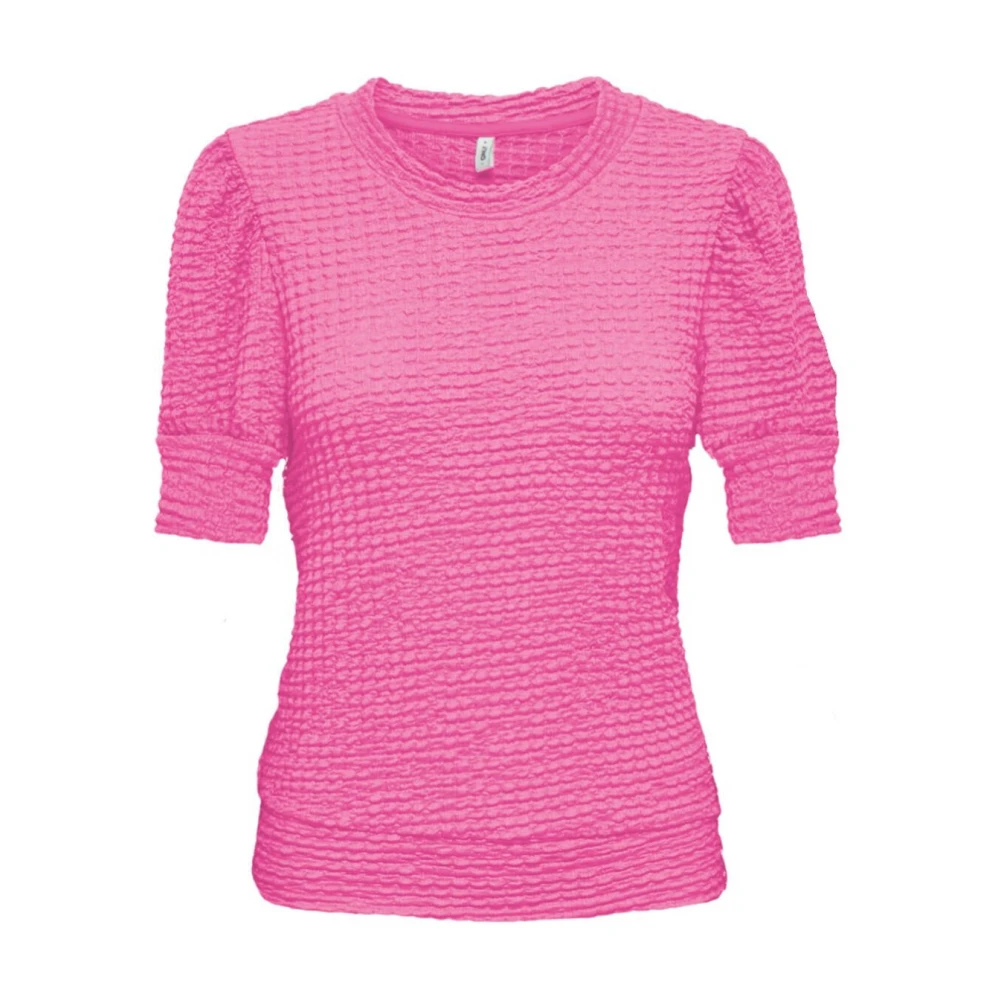 Only Top korte mouw 15322321 Pink Dames