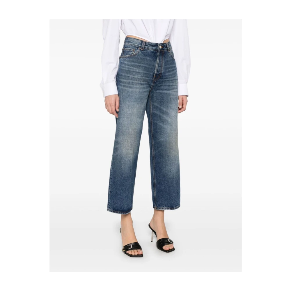 Haikure Straight Jeans Blue Dames