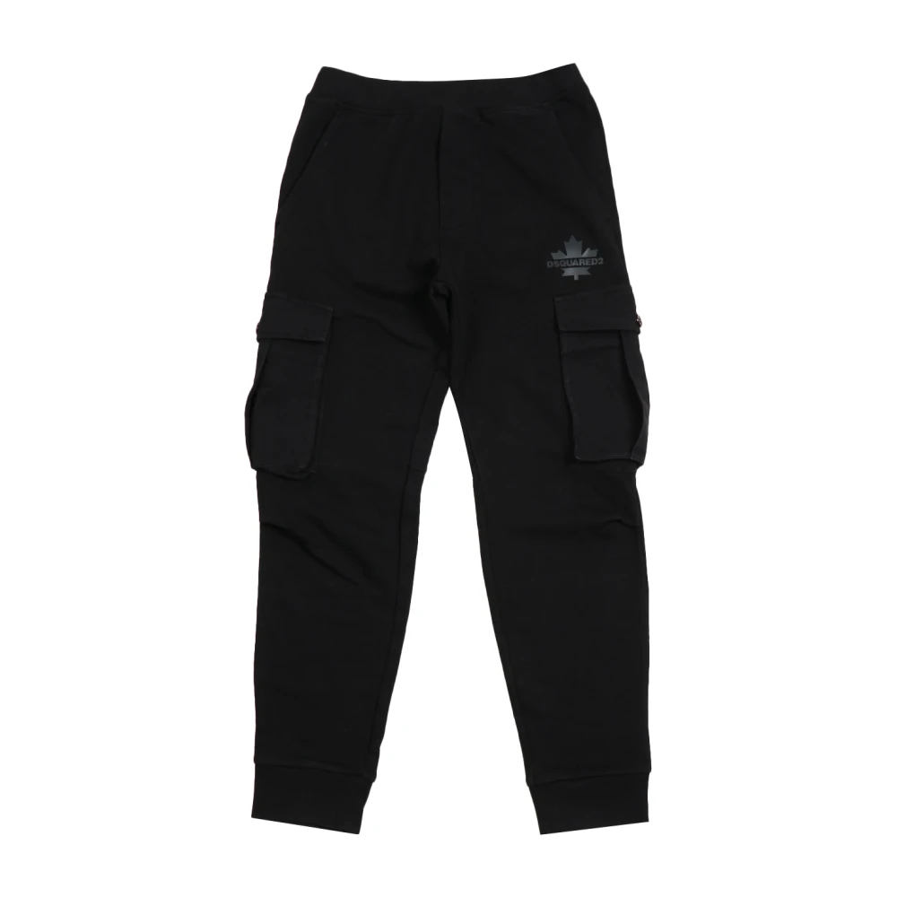 Dsquared2 Boys Black Cargo Trousers - Trousers - 16 Y - Kids