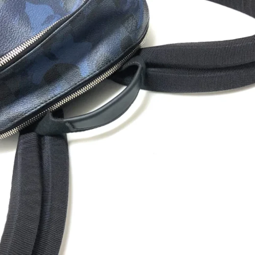 Louis Vuitton Vintage Pre-owned Fabric shoulder-bags Blue Heren