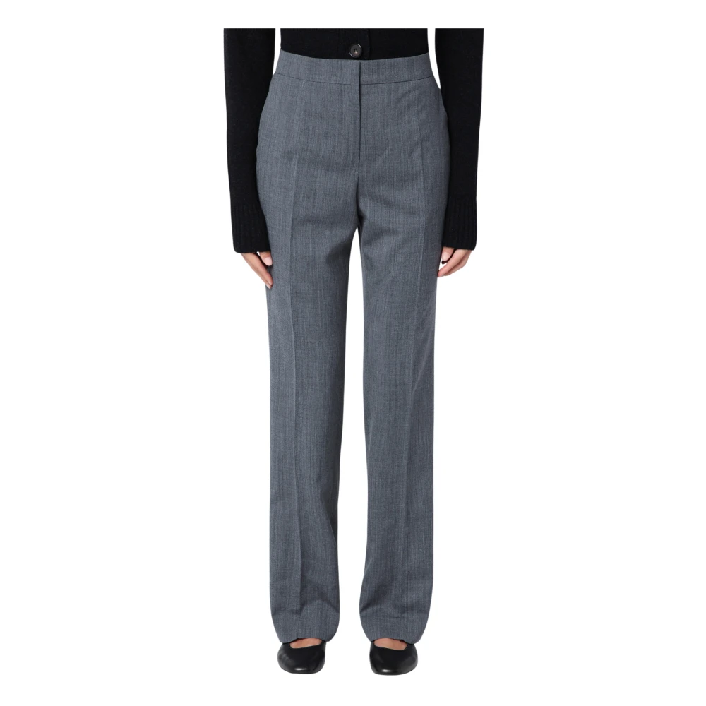 Jil Sander Slim Fit Broek Gray Dames