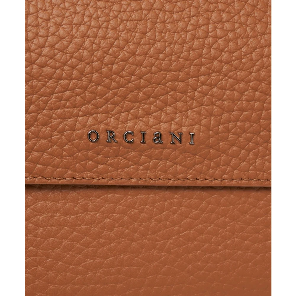 Orciani Bruine Handtas Sveva Soft Elegant Ontwerp Brown Dames