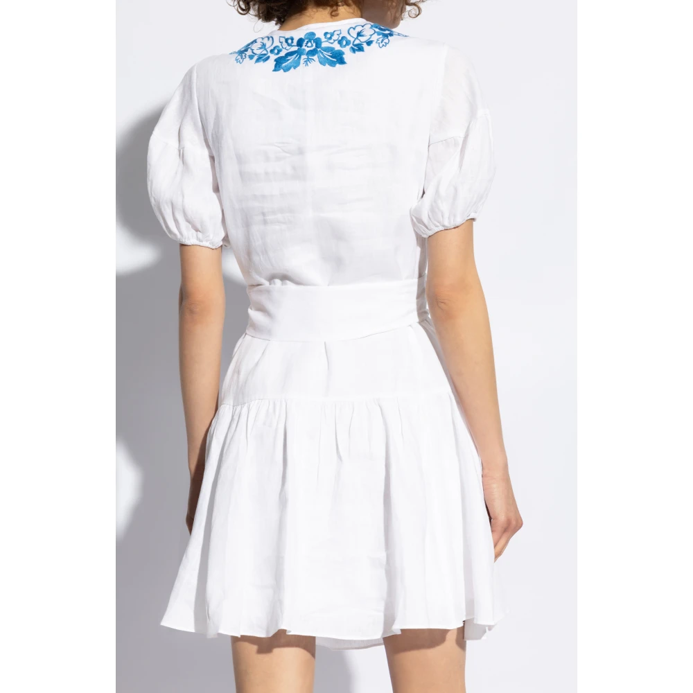 Kate Spade Jurk met bloemenpatroon White Dames