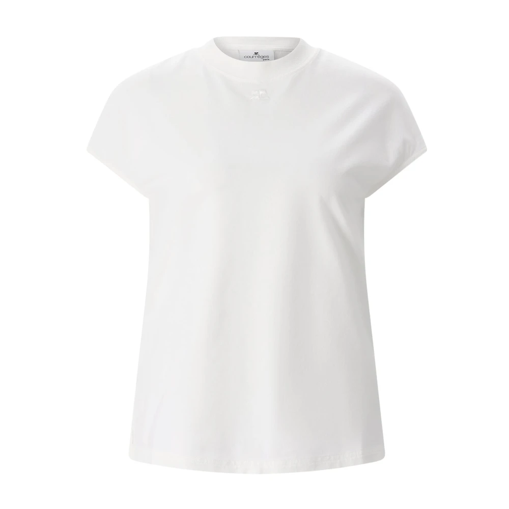 Courrèges Women's White T-Shirts, S, T-Shirts