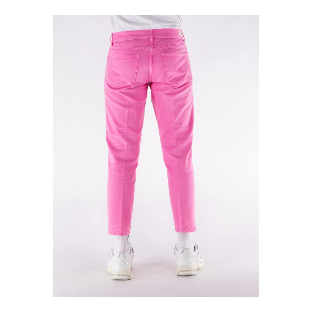 Don The Fuller Cropped Jeans Pink Heren