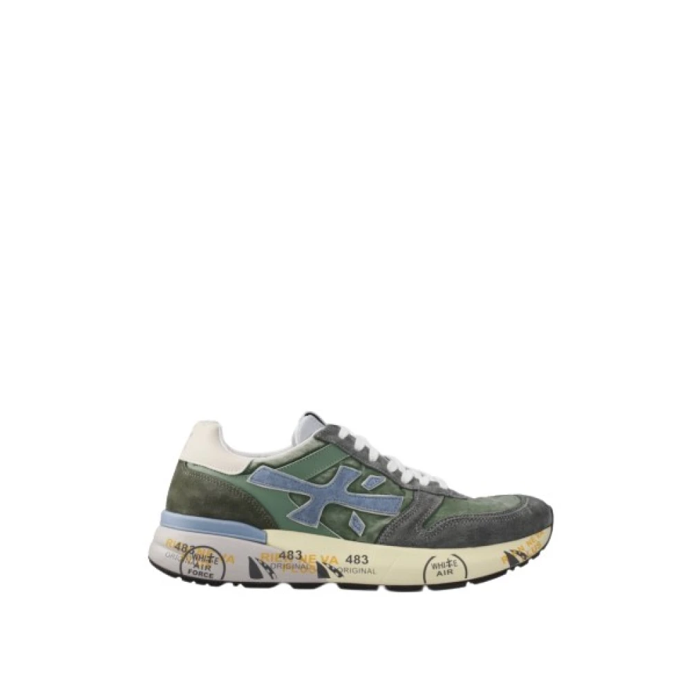 Premiata Heren Mick Sneakers van Leer en Nylon Heren Schoenen Veelkleurig Multicolor