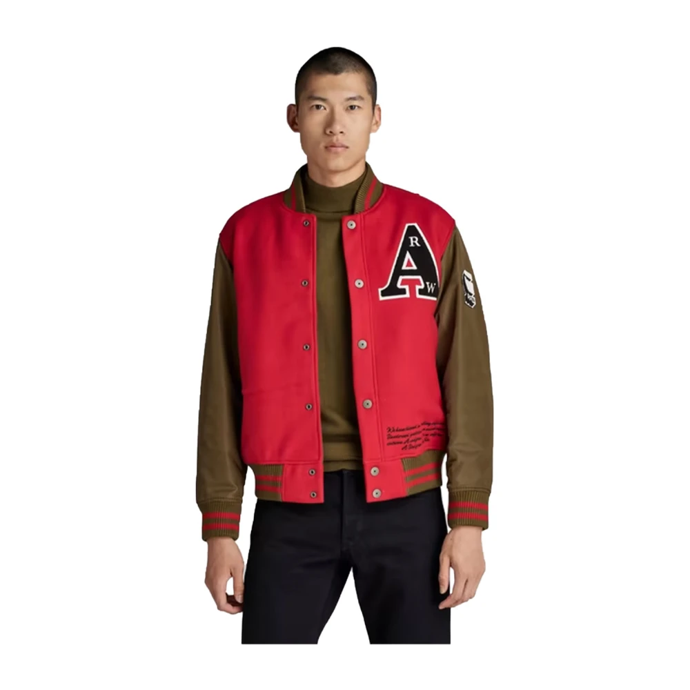 G-Star Men's Red G Star Jacket - Bomber Jackets - S - Jackets