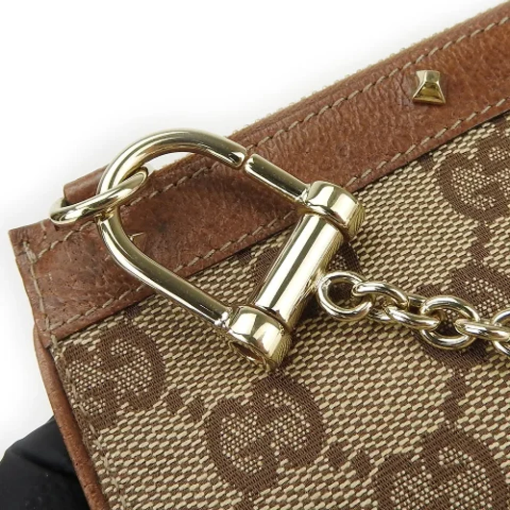 Gucci Vintage Pre-owned Canvas wallets Brown Dames