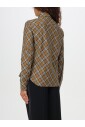 chemise-en-soie-a-carreaux-elegant-style-brun
