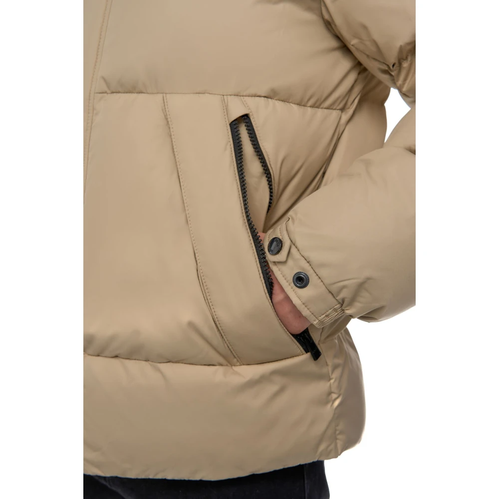 Boss Capuchon Puffer Jacket H-Corbinian3 Beige Heren