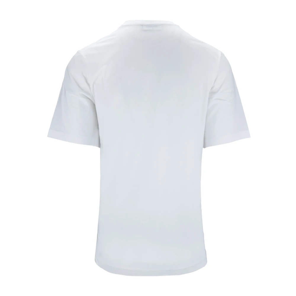 Dsquared2 Heren Bedrukt Katoenen T-Shirt White Heren
