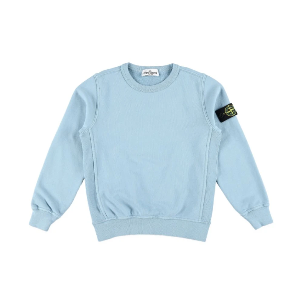 Stone Island Men's Blue Crewneck Sweatshirt