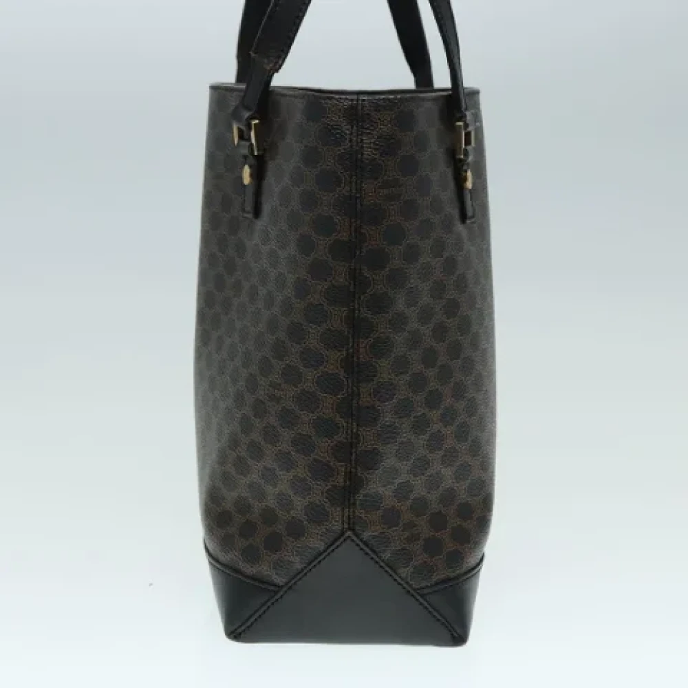 Celine Vintage Pre-owned Leather handbags Black Dames