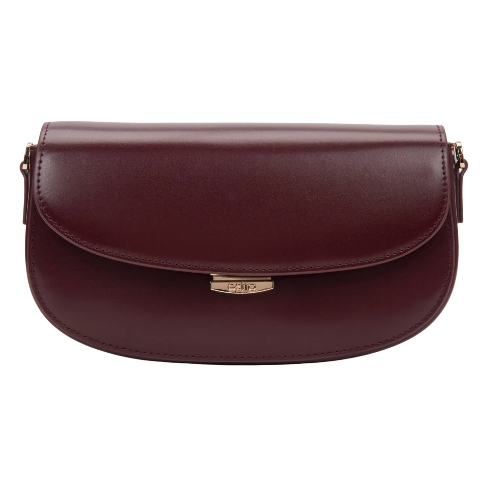 Estro Women's Red Saddle Shoulder Bag - Shoulder Bags - One Size - Bags