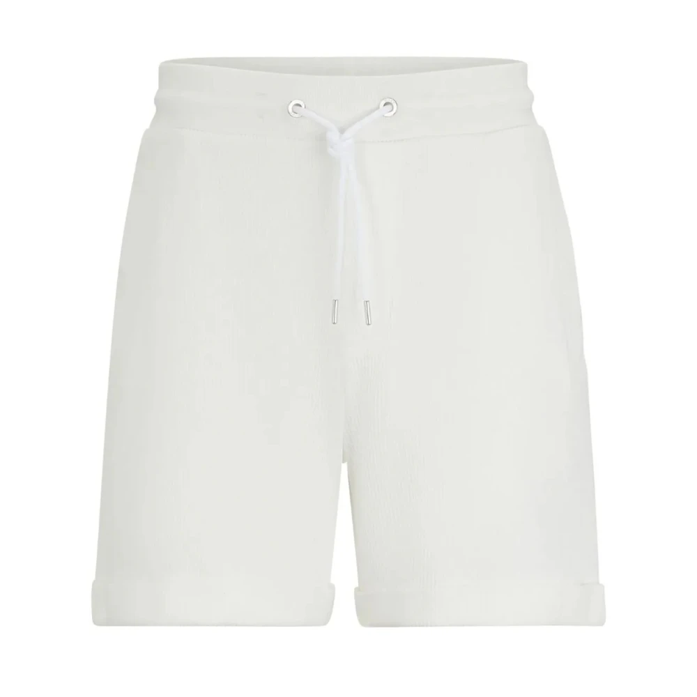 Hugo Boss Witte Shorts Ss24 White Heren