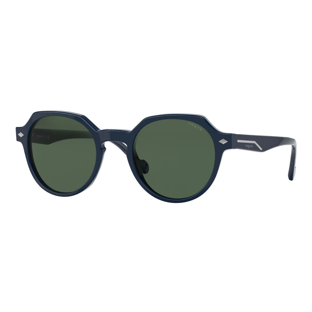 Vogue Men's Blue Stylish Sunglasses In Dark /Green Medium