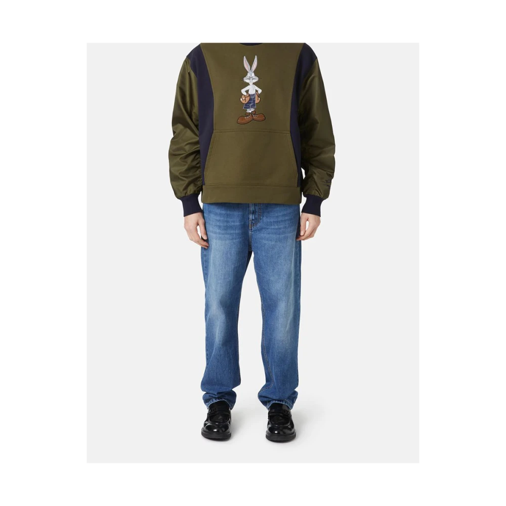 Iceberg De Re-Edit sweatshirt met Bugs Bunny Boxer Green Heren