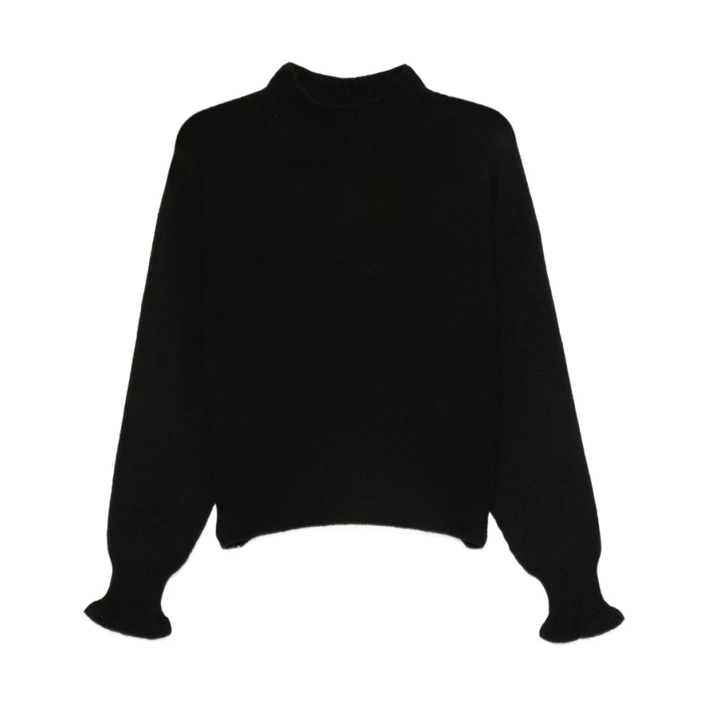 Twinset Women's Black Maglie Jumper - Turtlenecks - Xs - Knitwear