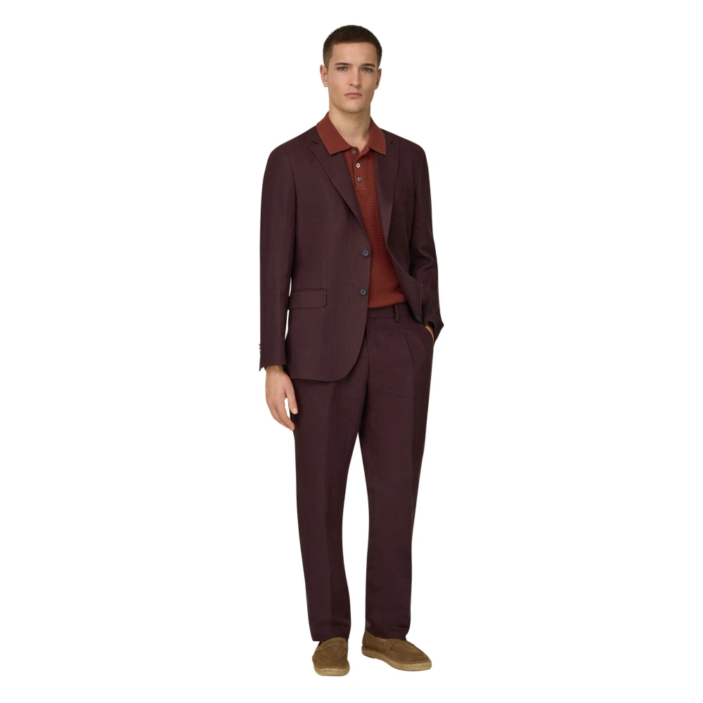 Boggi Milano Uomo Marrone Abiti L, New,