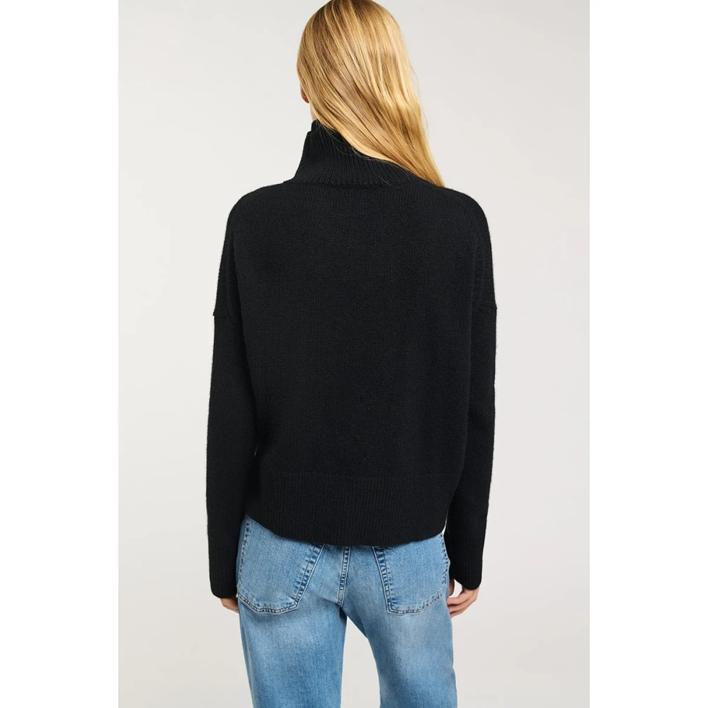 Vanessa Bruno Malo Rollneck Coltrui Black Dames