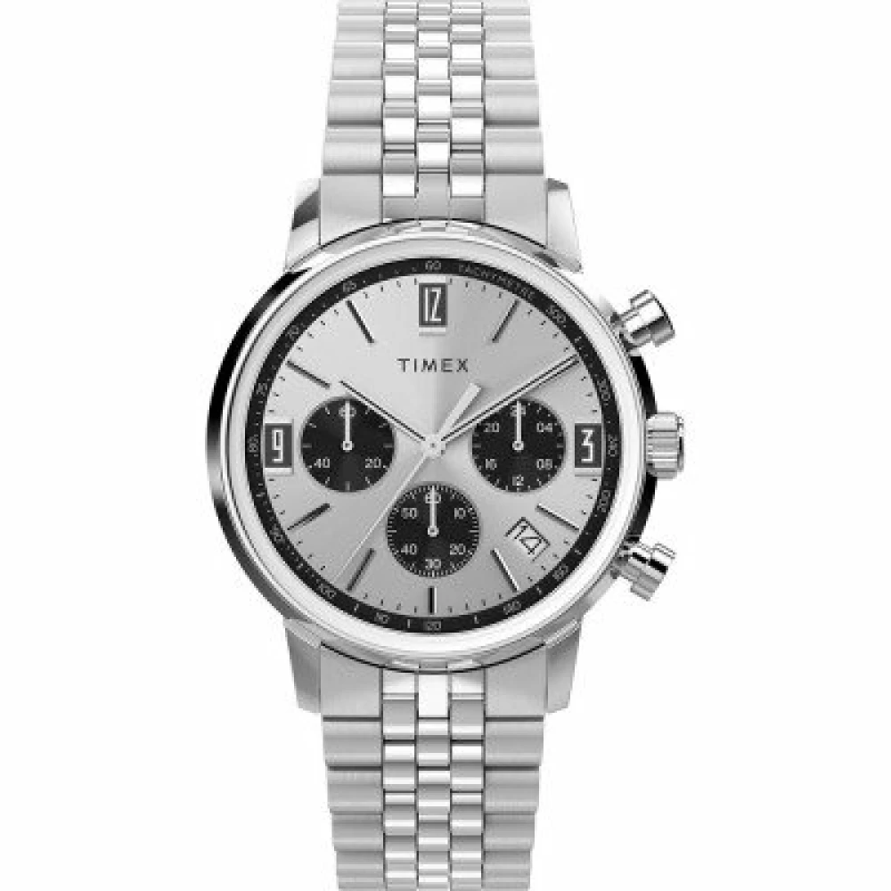 Timex Unisex Gray Marlin Chronograph Tachymeter - Watches - One Size - Accessories