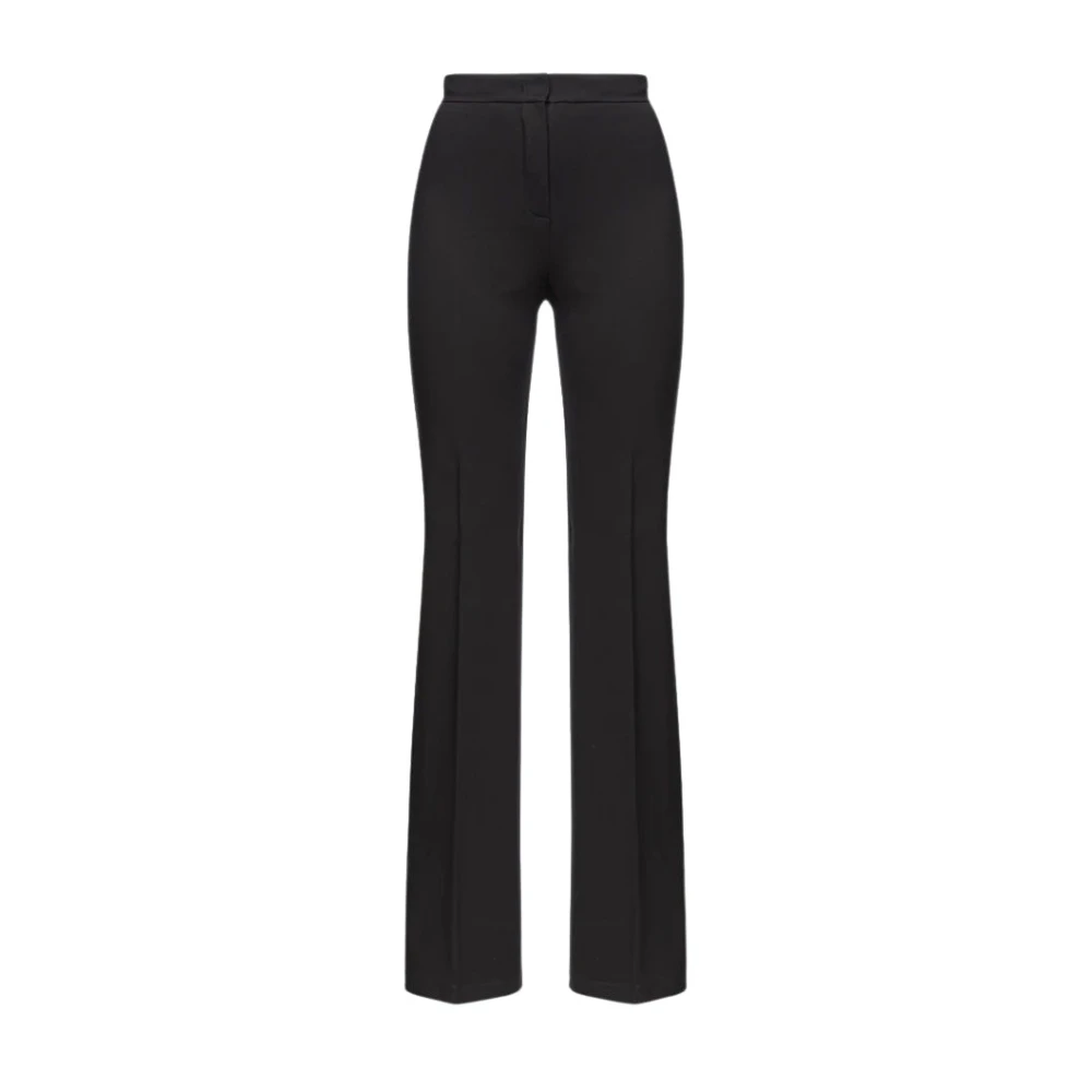 Pinko Black Wide Trousers, Female, L, Wide Trousers