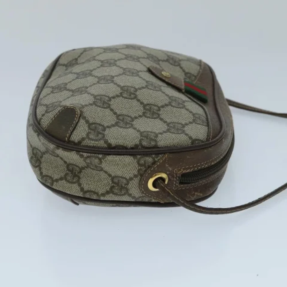 Gucci Vintage Pre-owned Leather gucci-bags Beige Dames