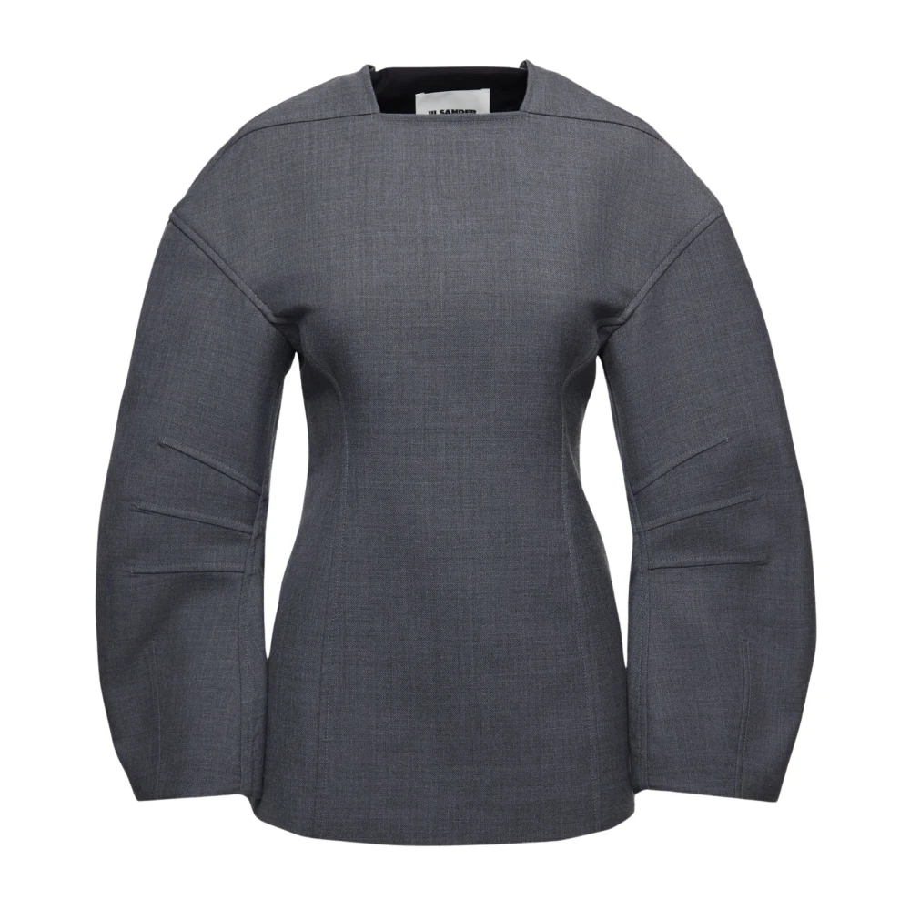 Jil Sander Mujer Gris Blusas Y Camisas, Talla: M