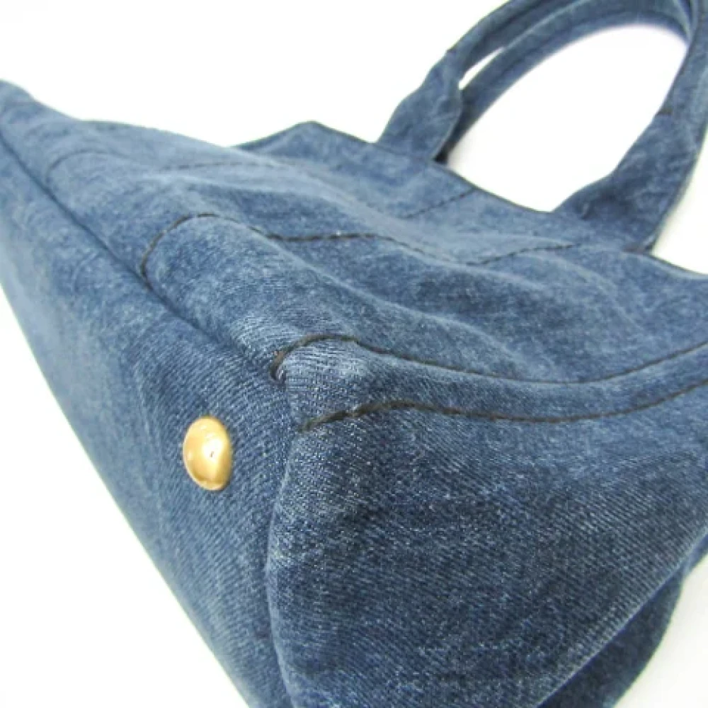 Prada Vintage Pre-owned Denim prada-bags Blue Dames