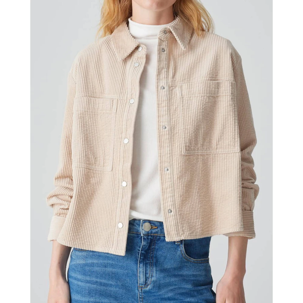 Opus Blouse met Lange Mouwen en Falba Brown Dames