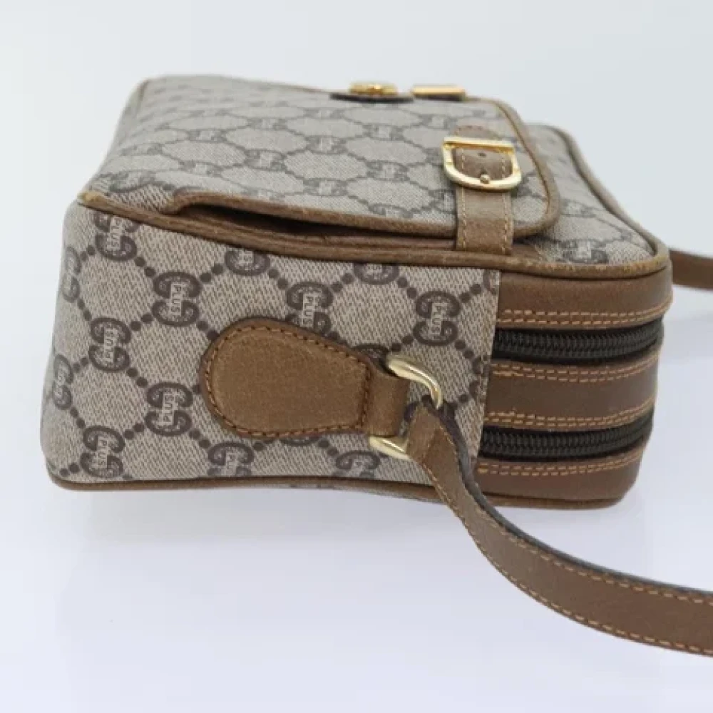 Gucci Vintage Pre-owned Leather gucci-bags Beige Dames