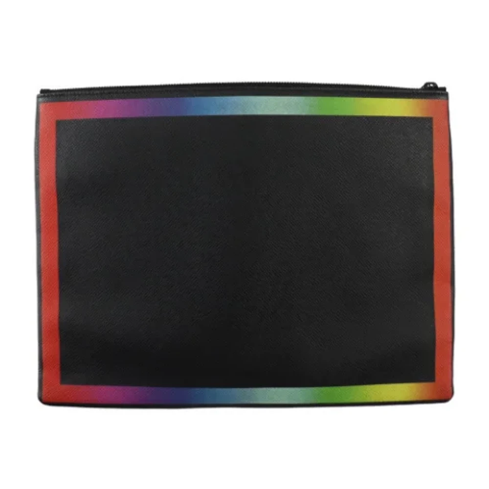 Louis Vuitton Vintage Pre-owned Fabric clutches Black Dames