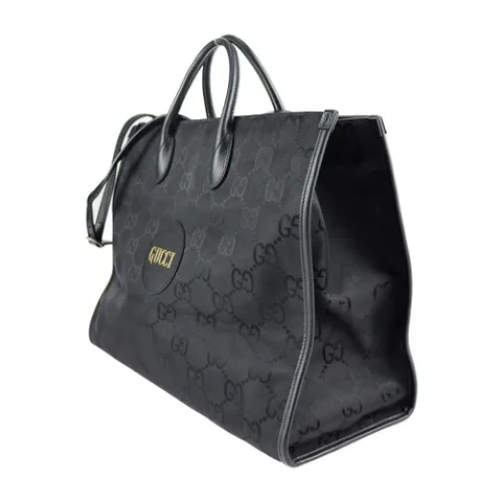 Gucci Vintage Pre-owned Leather totes Black Dames
