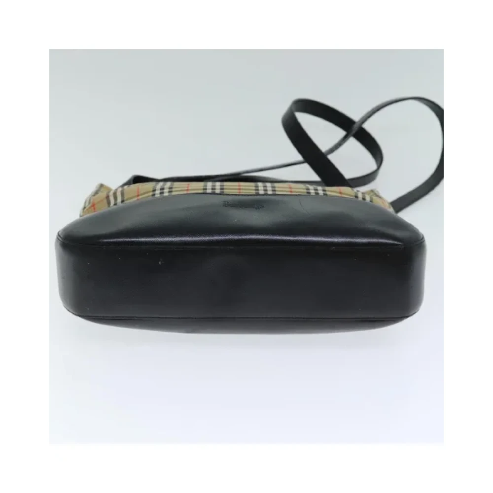 Burberry Vintage Pre-owned Canvas handbags Beige Dames