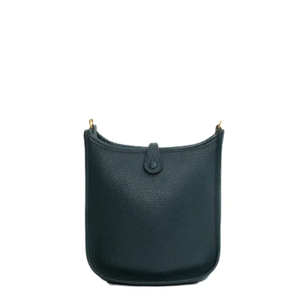 Hermès Vintage Pre-owned Leather shoulder-bags Green Dames