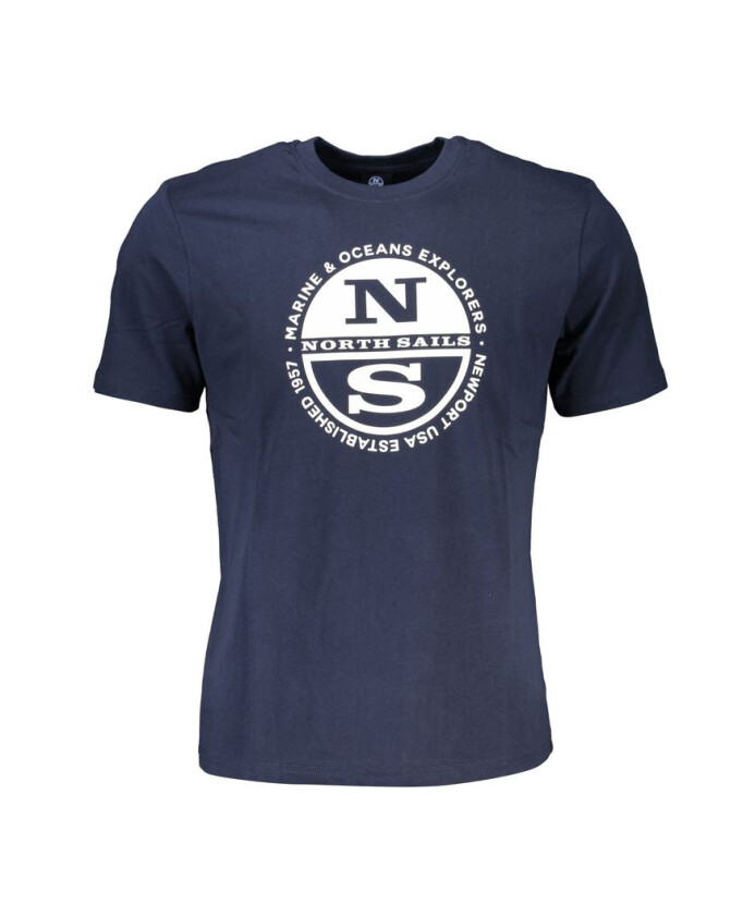 blue-cotton-print-logo-t-shirt