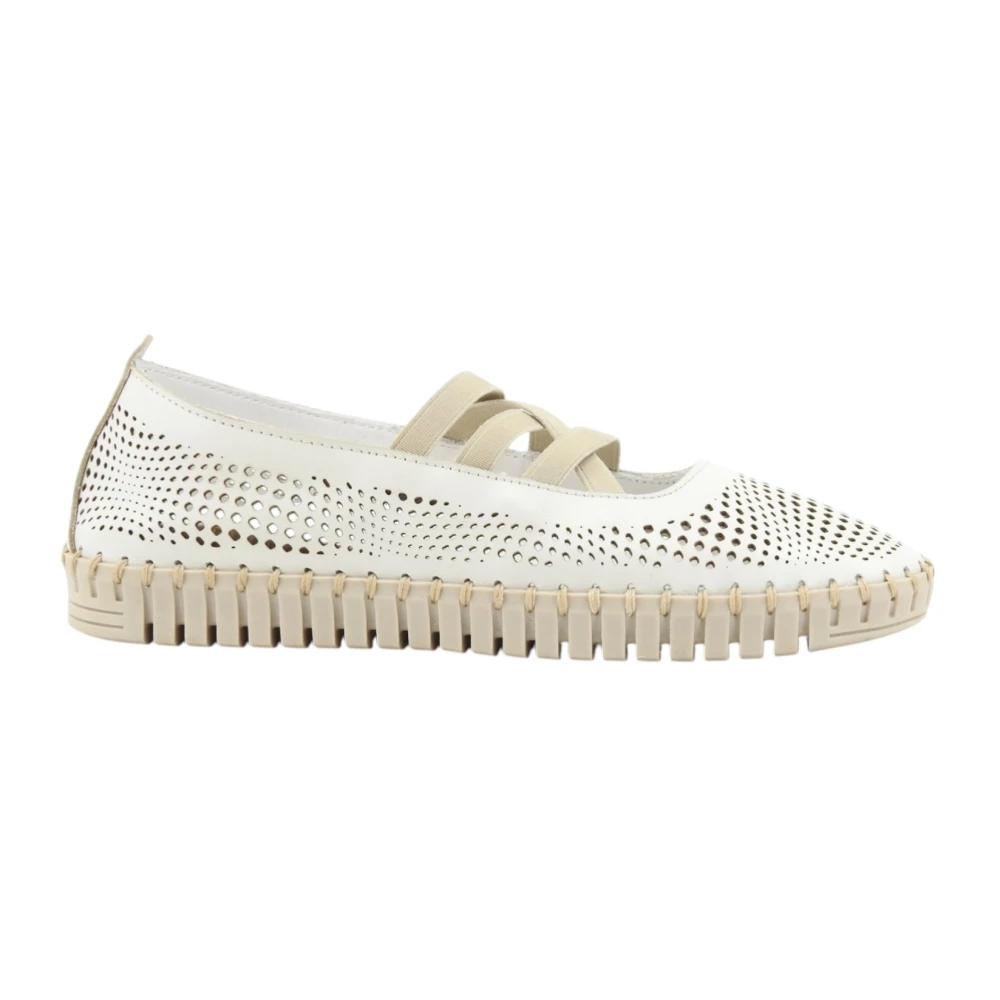 Frau Women's White Ballerina Shoes, 5 Uk, Ballerina