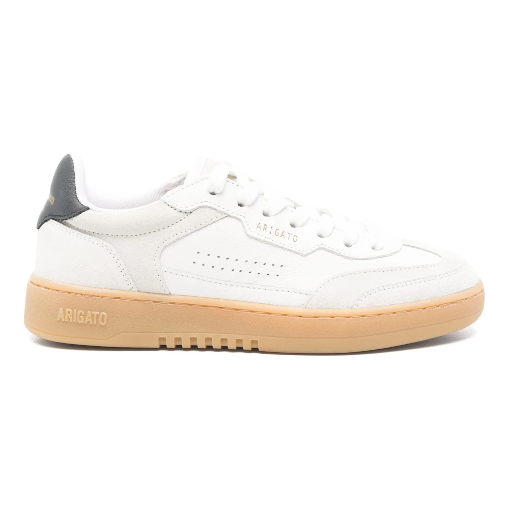 Axel Arigato Vita Sneakers med Metallic Guld Logo White, Dam