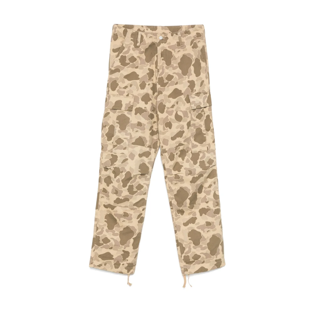 Carhartt WIP Lichtbruine Cargo Broek met Zakken Brown Heren