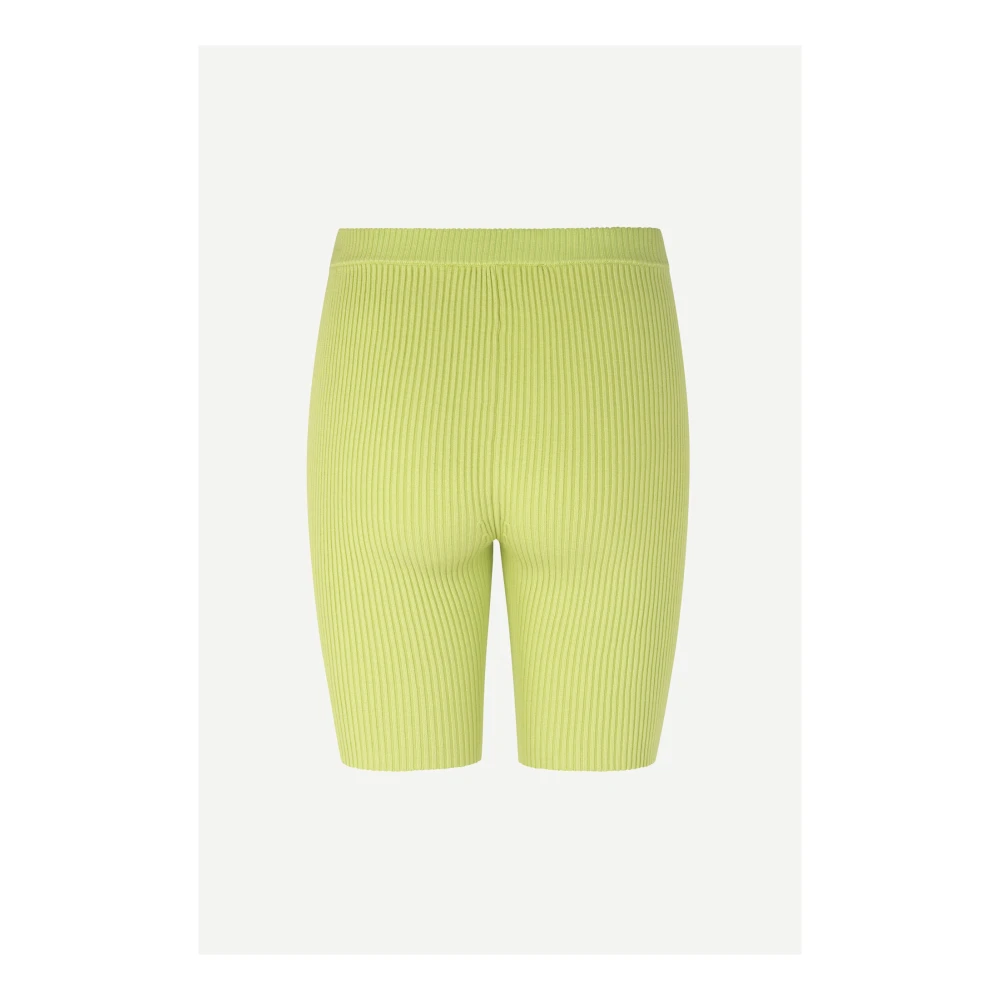 Samsøe High Waist Luna Shorts Green Dames